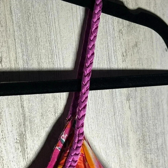 NATORI Dress Size Small Pink Orange - Picture 5 of 6